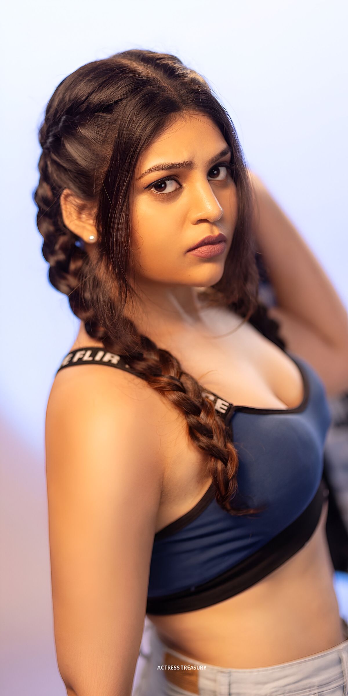 slim elegant airhostess MG Road